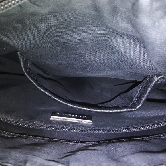 Giani Bernini Gray White Black Trim Handbag - Picture 9 of 16